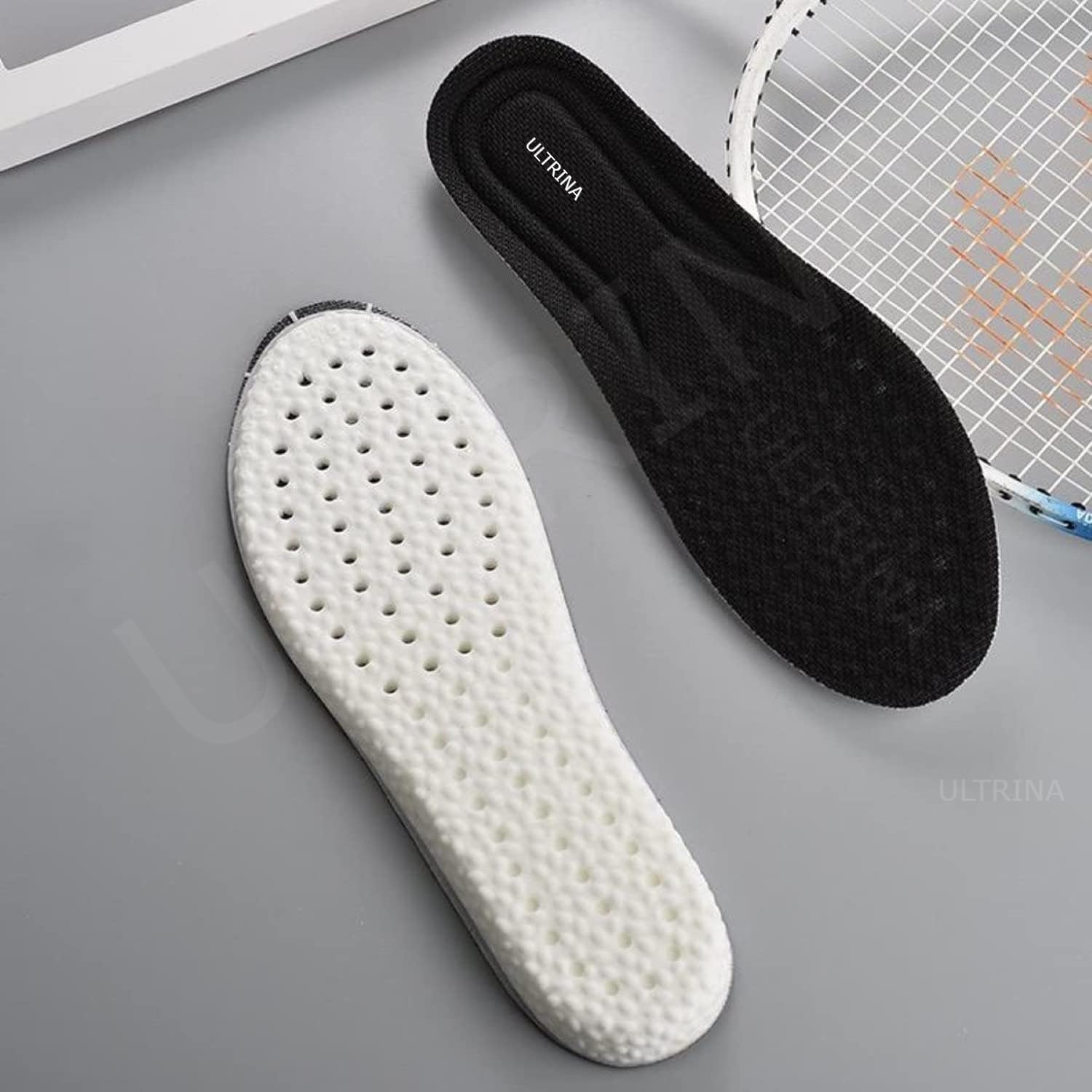ULTRINA Memory Foam Shoe Insoles, Shock Absorption Inserts Arch Support Cushioning Soft Comfortable Replacement Breathable Sports Insoles for Men & Women Relieve Foot Pain. (B0CJVM3LJ3) Amazon Price History, Amazon Price Tracker