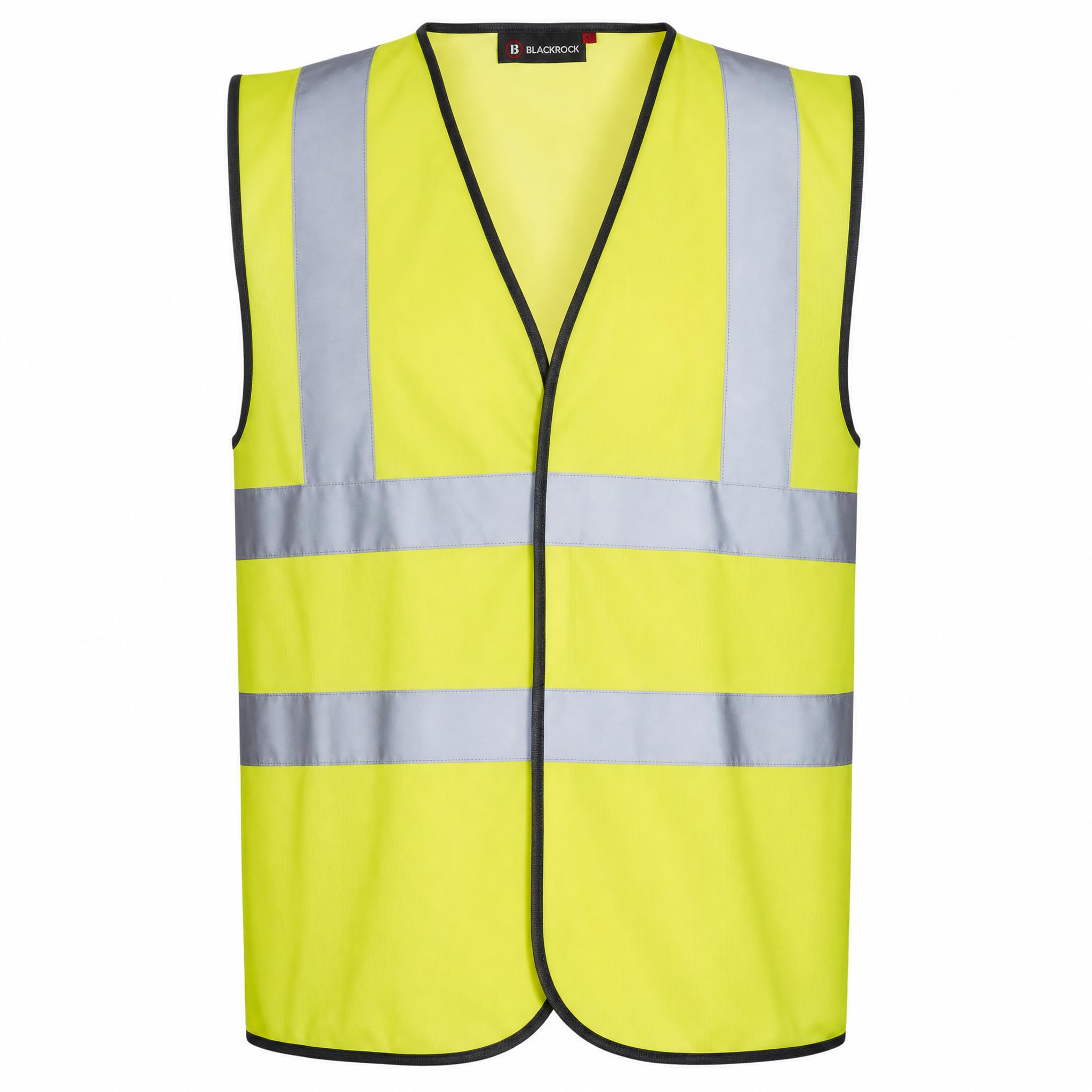 Adults Hi-Vis Sleeveless Waistcoat (Medium) (Yellow)-image-28