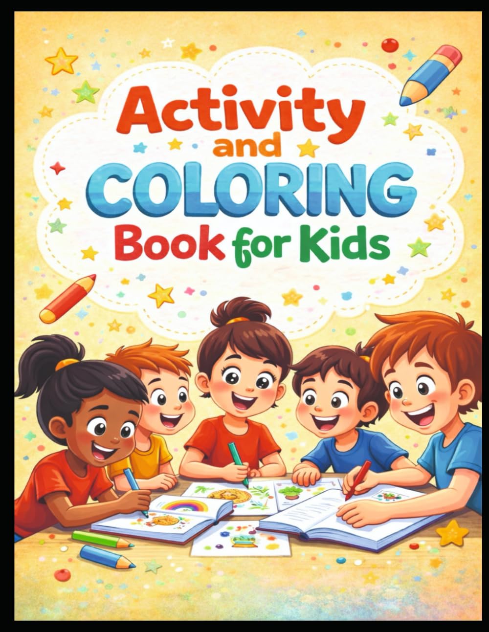 My First Activity & Coloring Book for Kids: Fun Learning Activities, Coloring Pages, Drawing & Creativity for Boys and Girls Ages 3–7