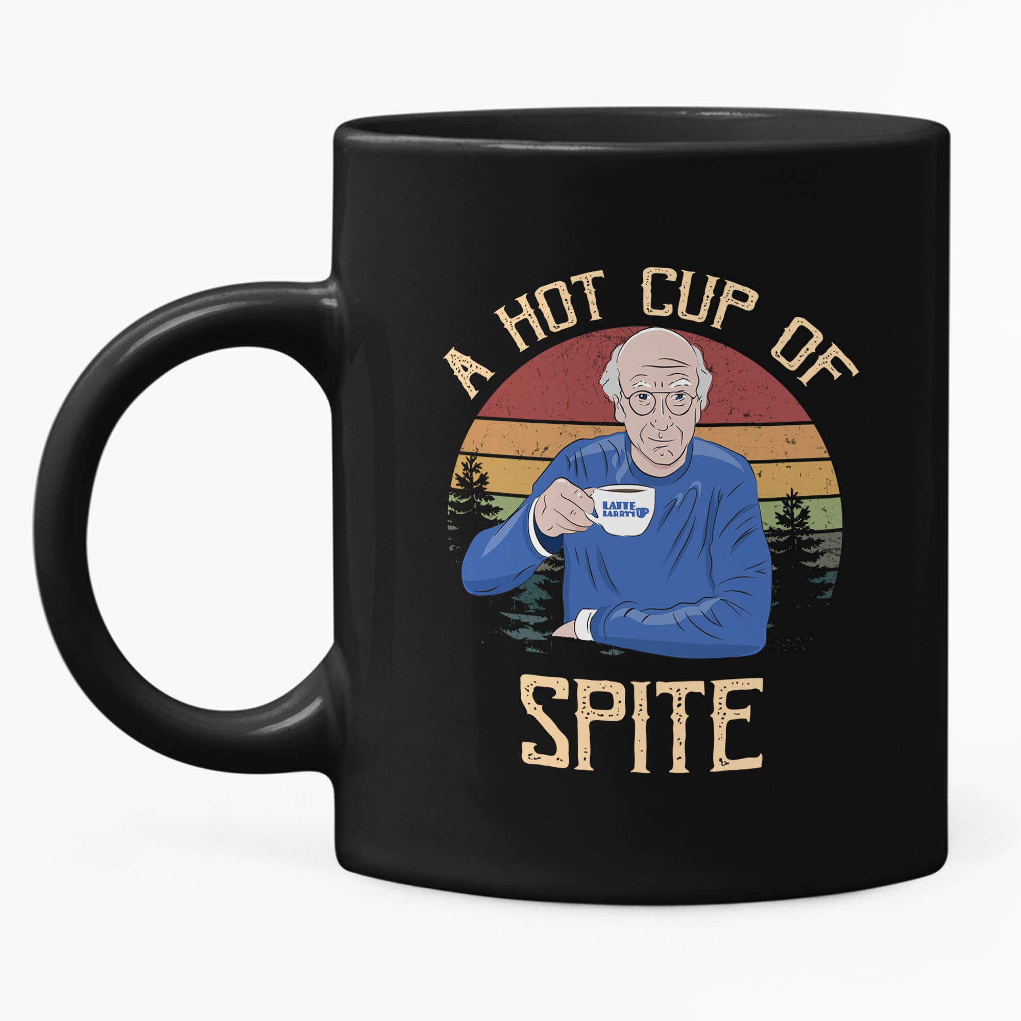 Larry David A Hot Cup of Spite Circle Mug 15oz