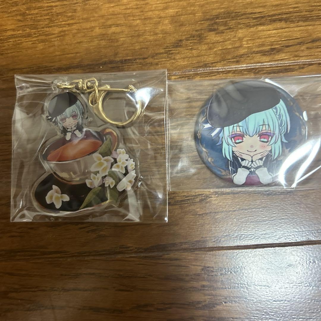 悪魔執事と黒い猫 フルーレ・ガルシア 缶バッジ，キーホルダー