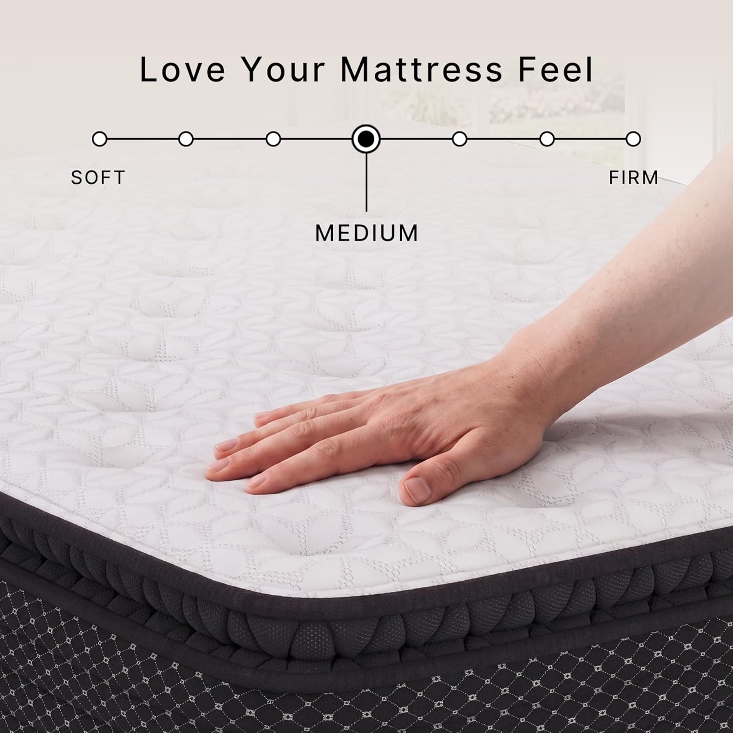 Signature Design by Ashley Limited Edition Pillow Top 13 " Pillow Top Hybrid Mattress with Gel Memory Foam, Edge Support for Cool Sleep and Pressure Relief, Queen, Fiberglass Free, Mattress In A Box