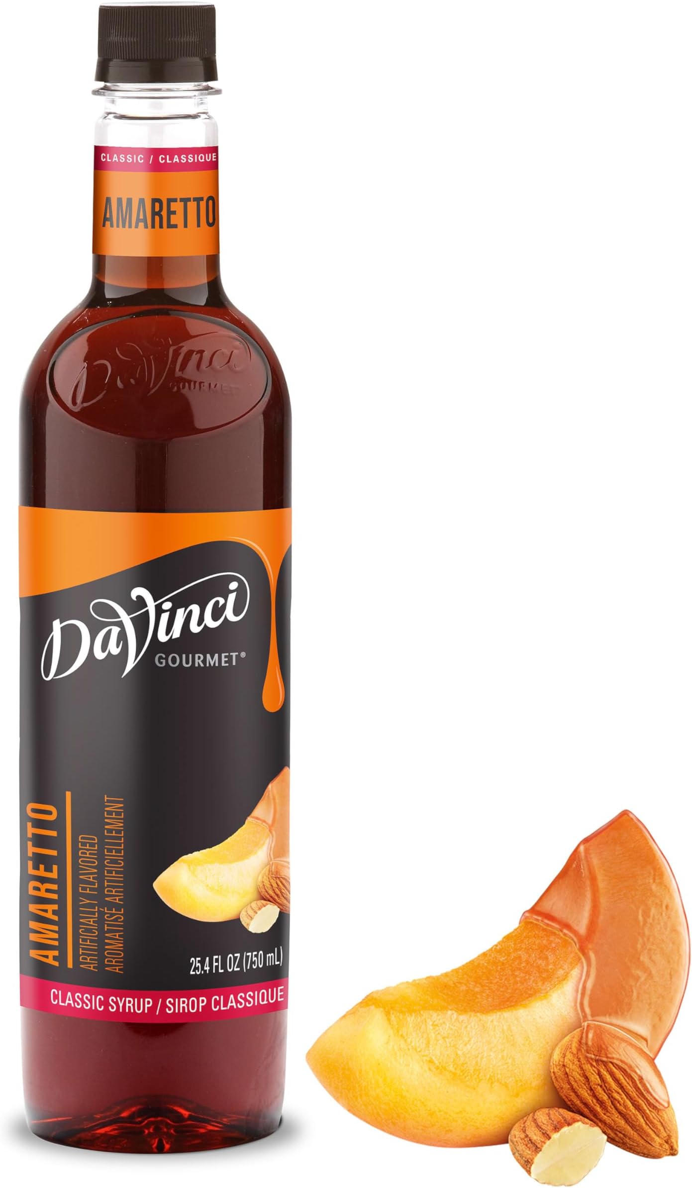 Classic Amaretto Syrup, 25.4 Fluid Ounces (Pack of 1)
