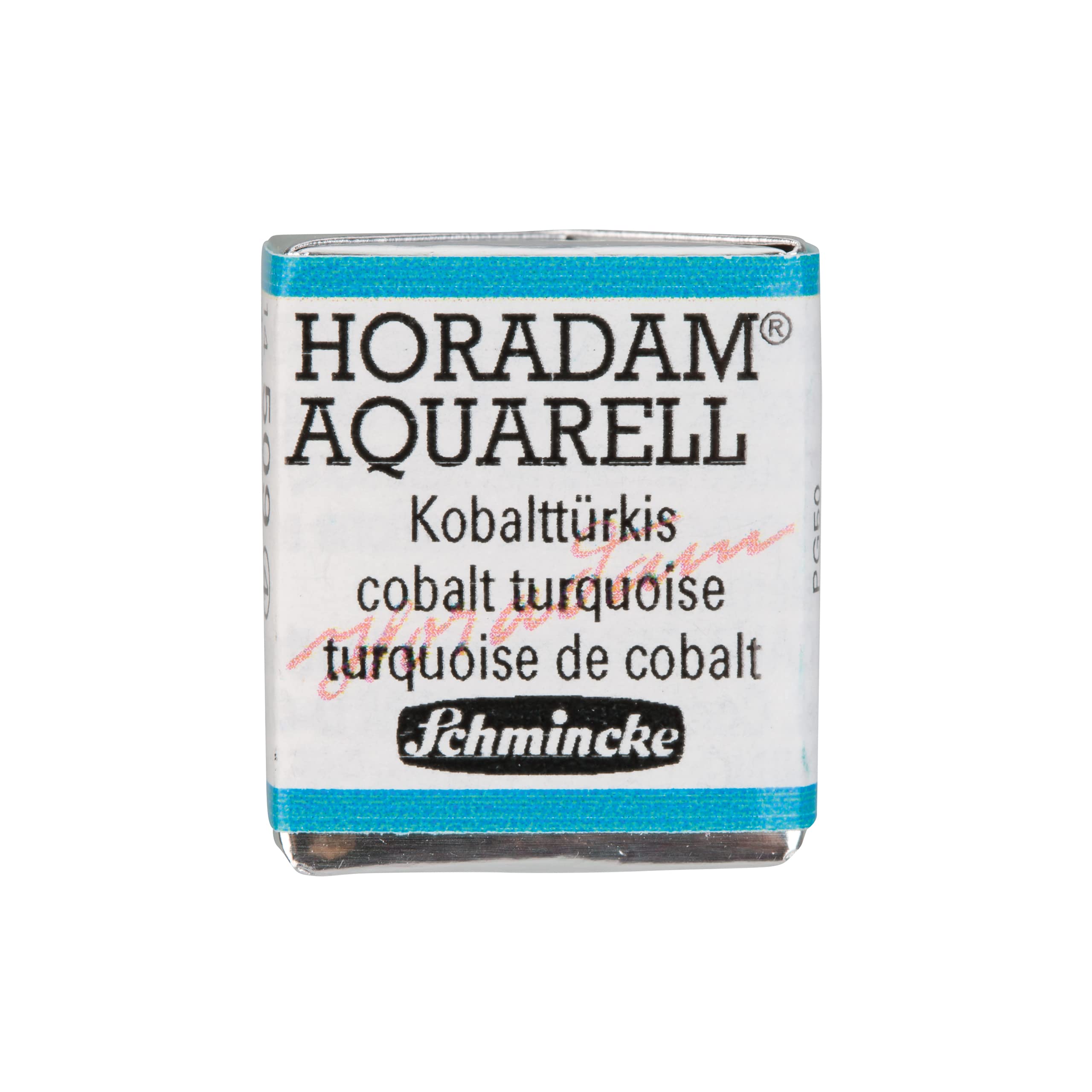 Schmincke Horadam Watercolour Paint Half Pan Cobalt Turquoise