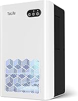 ToLife 1000 Sq Ft Dehumidifier for Home, Basement, Bedroom, Bathroom - 95oz Tank, Auto Shutoff, Quiet Sleep Mode, 7-Color LED Night Light