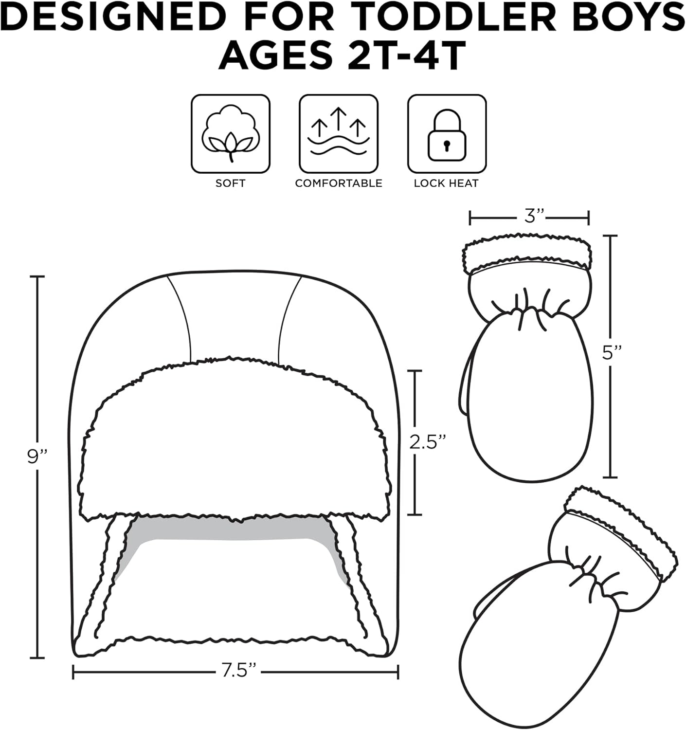 Nickelodeon Boys Winter Hat and Mittens Set, Baby Shark Toddler Beanie for Ages 2-4 - Image 6