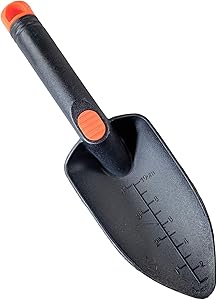 ASR Outdoor Pin Pointer Metal Detecting Hand Trowel Shovel with Depth Markers, 11 inch
