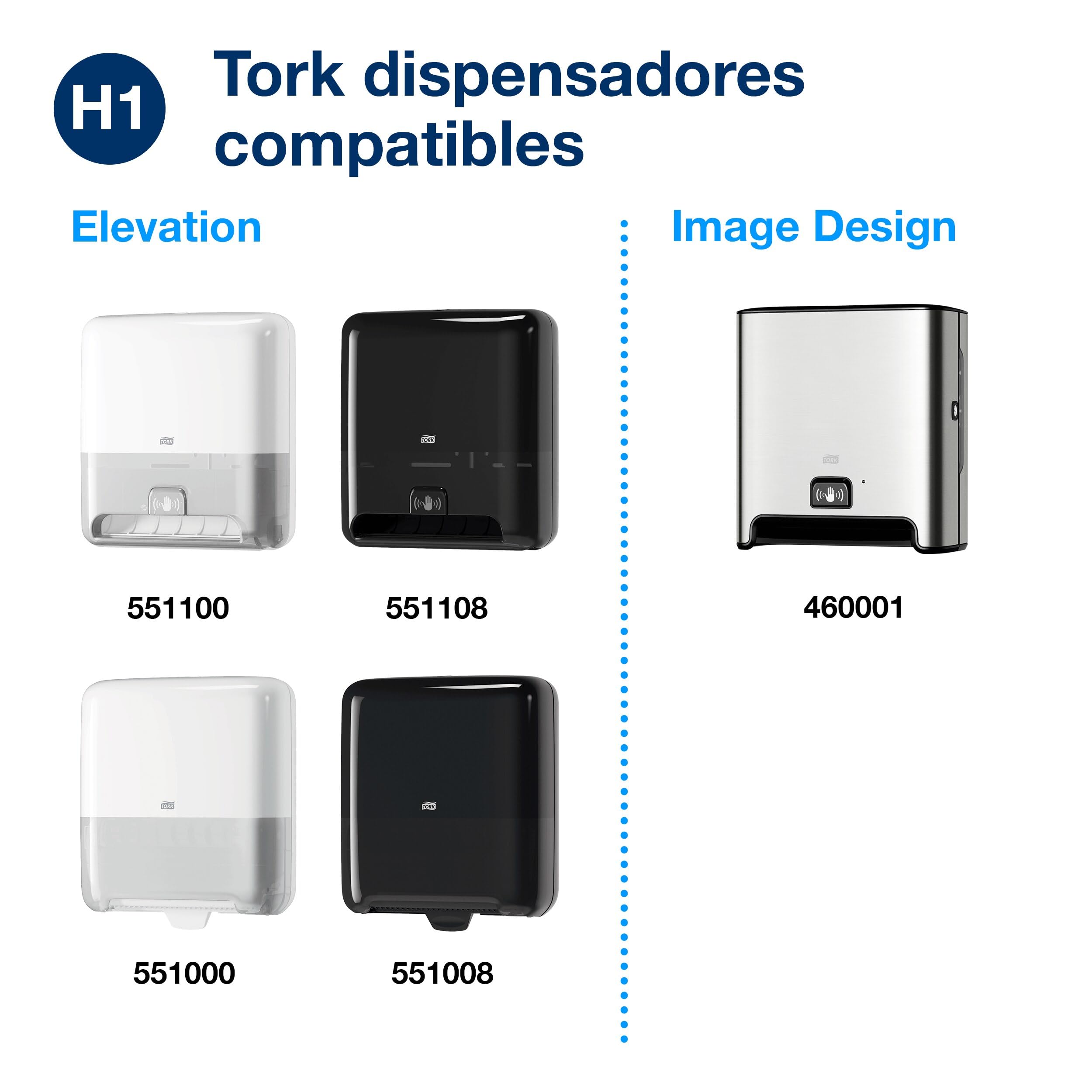 Tork Matic Toalla de Mano de Papel Natural H1, Advanced, Toallas de Papel Antirroturas, 2 capas, 6 × 150 m, 290099