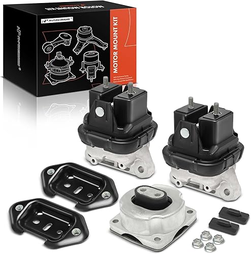 A-Premium Juego de 3 piezas de montaje de motor y montaje de transmisión compatibles con Dodge Charger 2006-2010, Challenger 2009-2010, Magnum