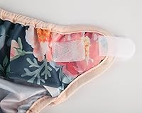 Vista 7 de Pañal para recién nacido con broche y bucle, alpaca azul, talla 1