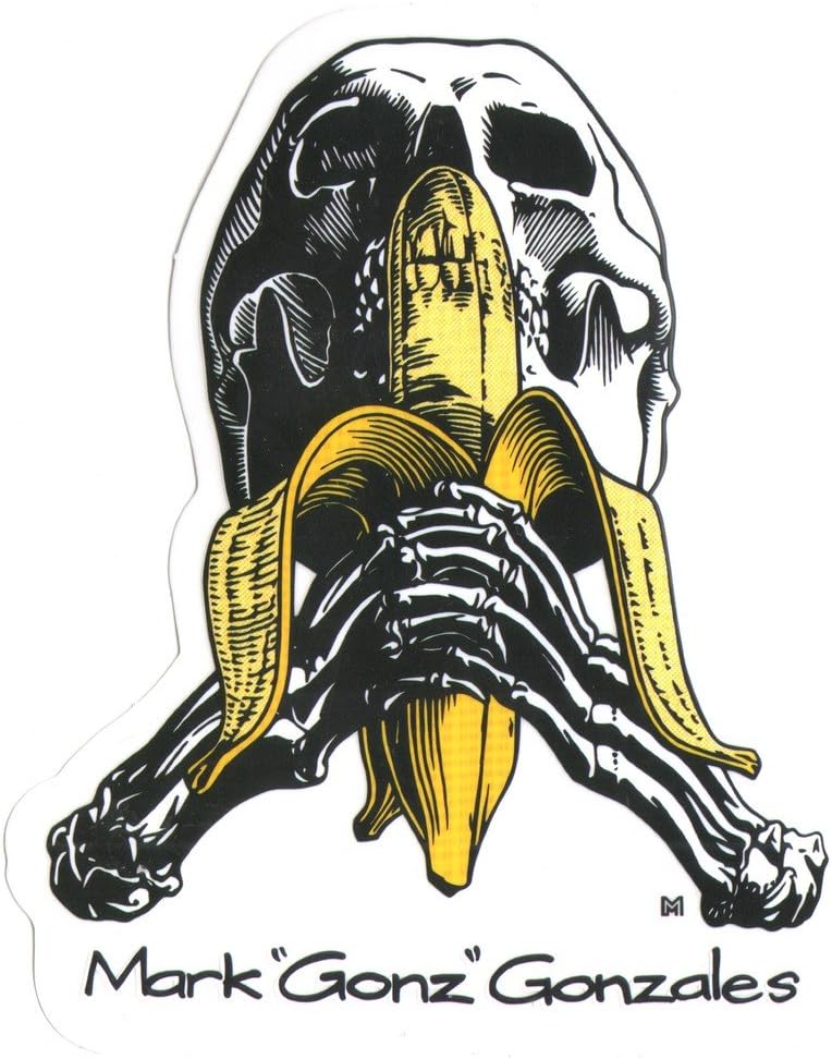 Blind Skateboards Heritage Skull Series Skateboard Sticker - Mark Gonz Gonzales - 12cm high approx. skateboarding sk8