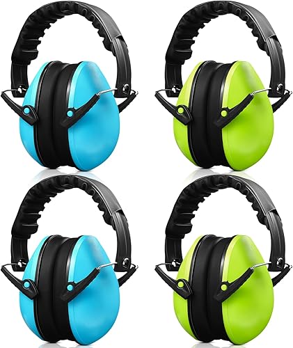 Yunsailing Orejeras para niños con reducción de ruido de 26 dB, auriculares ajustables de protección para los oídos