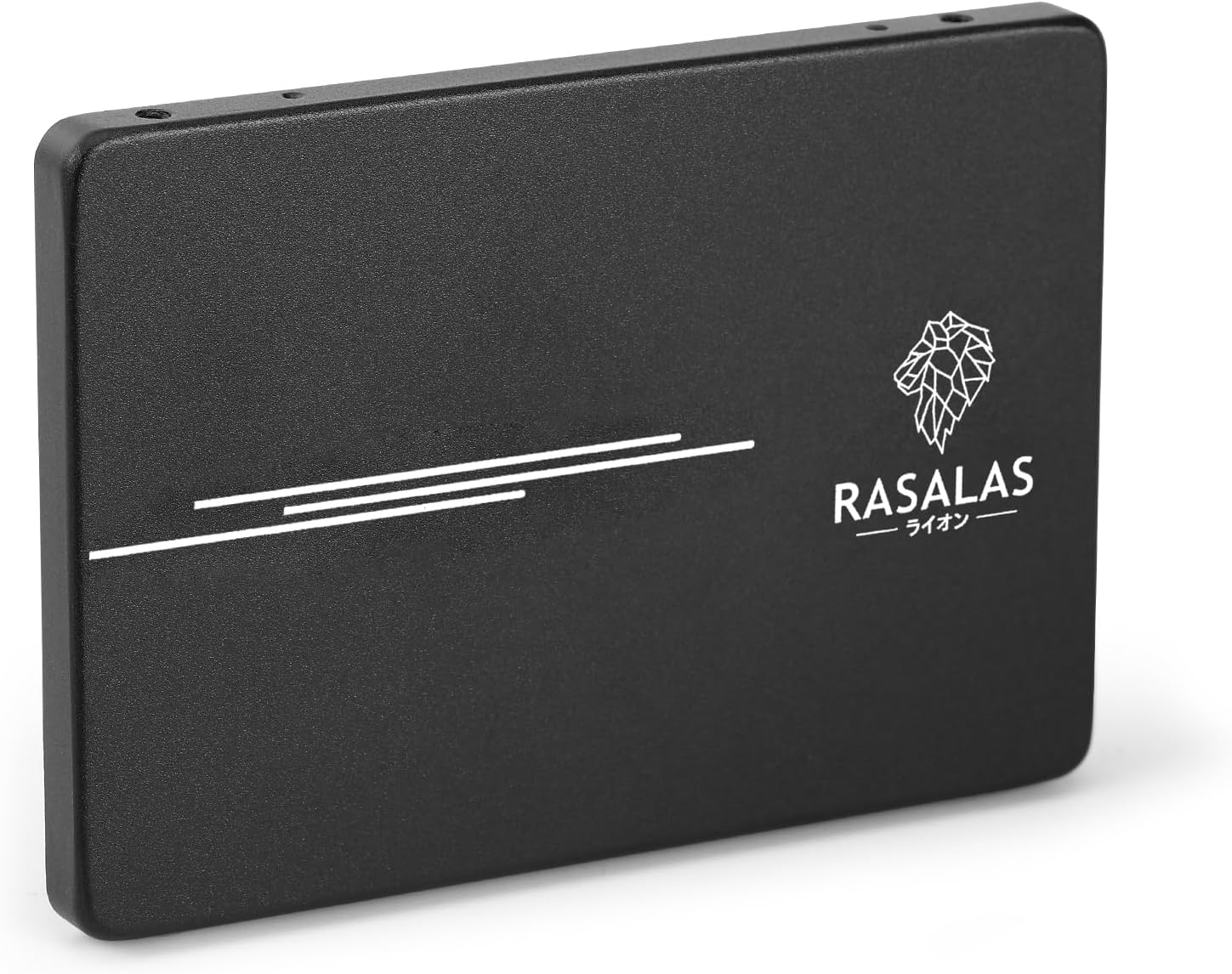 Rasalas SSD 256GB Internal Solid State Hard Drive 2.5″ SATA III 6Gb/s 3D NAND Up to 540Mb/s for Pc and Laptop Bliksem H650 Black 256GB