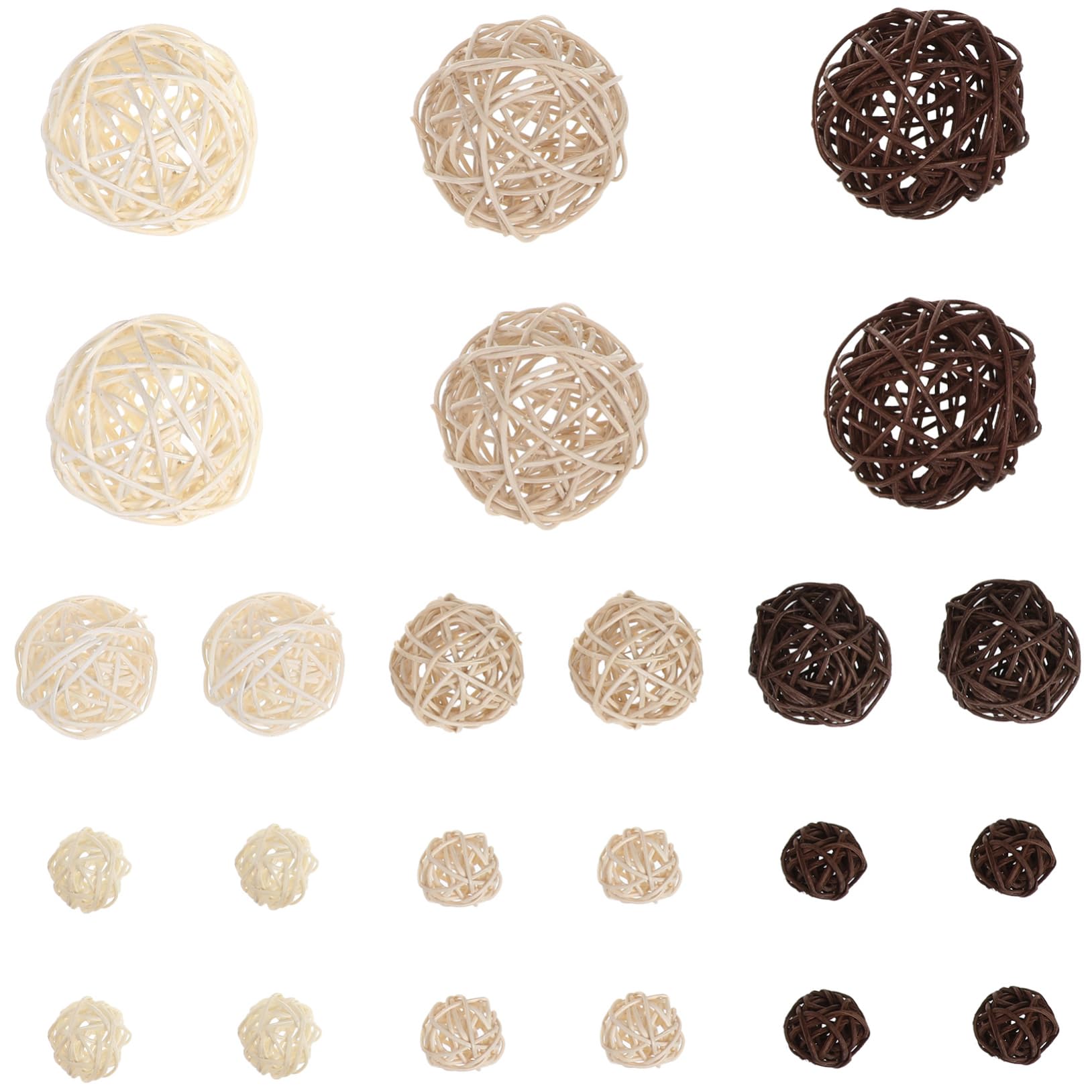 Sapin vide ? Décorations suspendues de Noël MAGICLULU 72 pièces en bambou pour tout combler