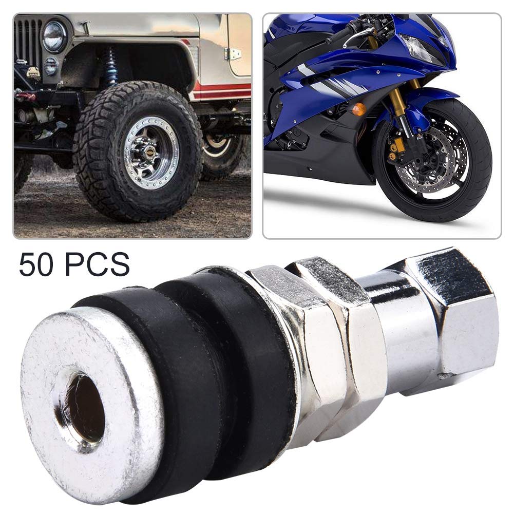 50 Stück Universal Motorrad Auto Tubeless Vakuumreifen Ventildüse