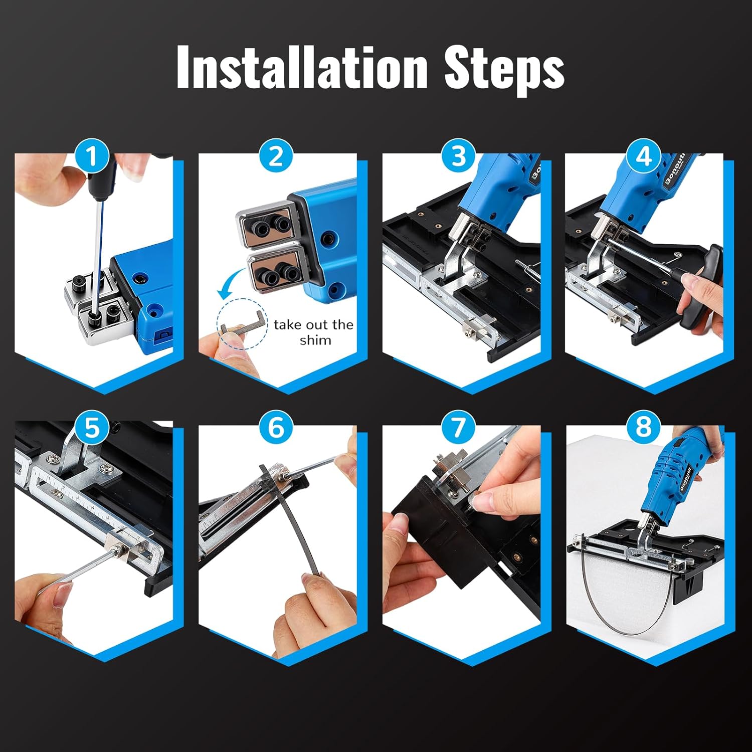 Electric Hot Knife with Grooving Blade Kit 150W 500℃ Craft Shears Foam Cutter for Styrofoam EVA, EPE, XPS, EPP, EPS, KT Board, Sponge