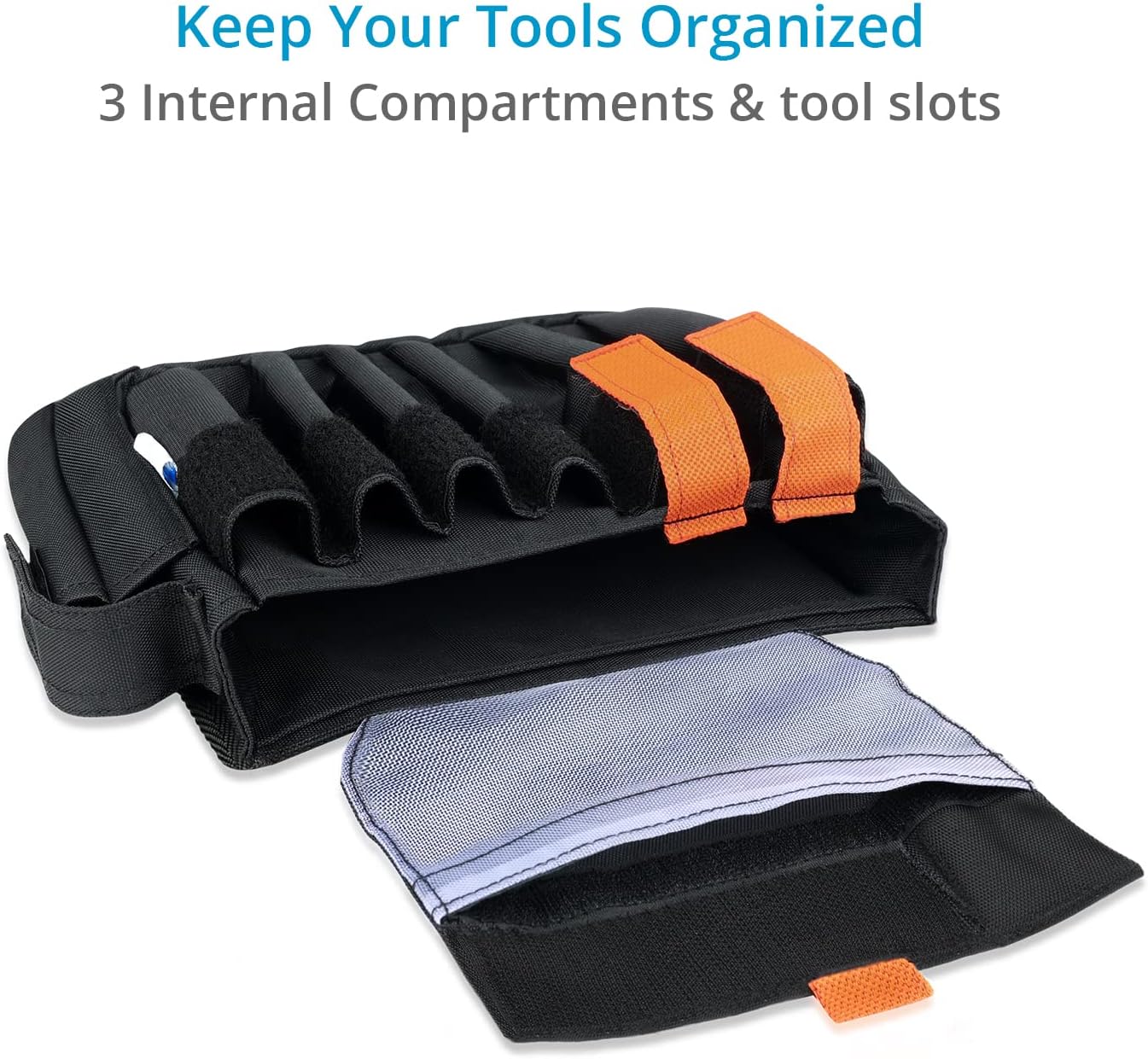 PROAIM Cube AC Pouch (Small) For Camera Assistants, Grips & Techs. Comes with a 2.5 Wide Belt Loop, External Pockets & D-Ring. For Utility Tools & Video Accessories (P-CBAC-01)