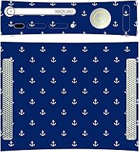 'Disagu SF de SDI de 3384 _ 1039 Diseño Protector de Pantalla para Microsoft Xbox 360 liegend – Diseño pequeños Ancla – Color Azul Oscuro Transparente