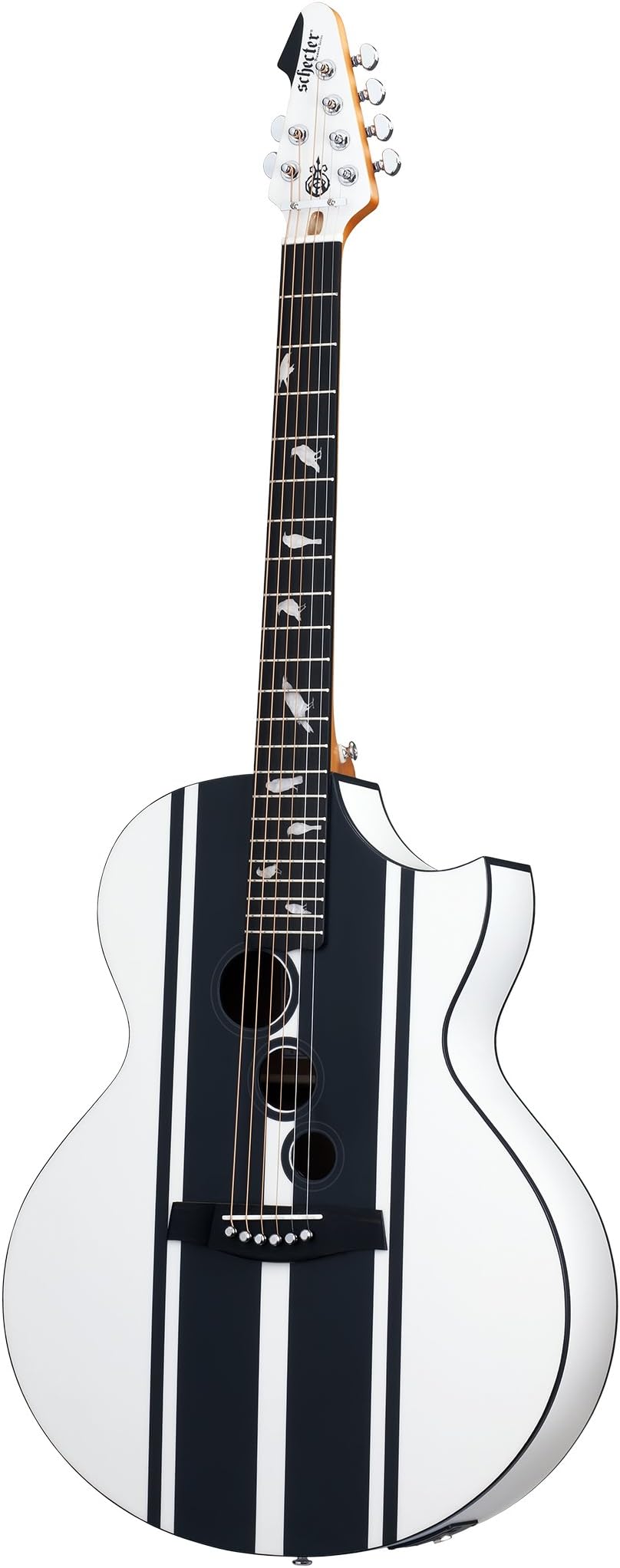 Schecter 6 String DJ ASHBA ACOUSTIC, Satin White (3717)