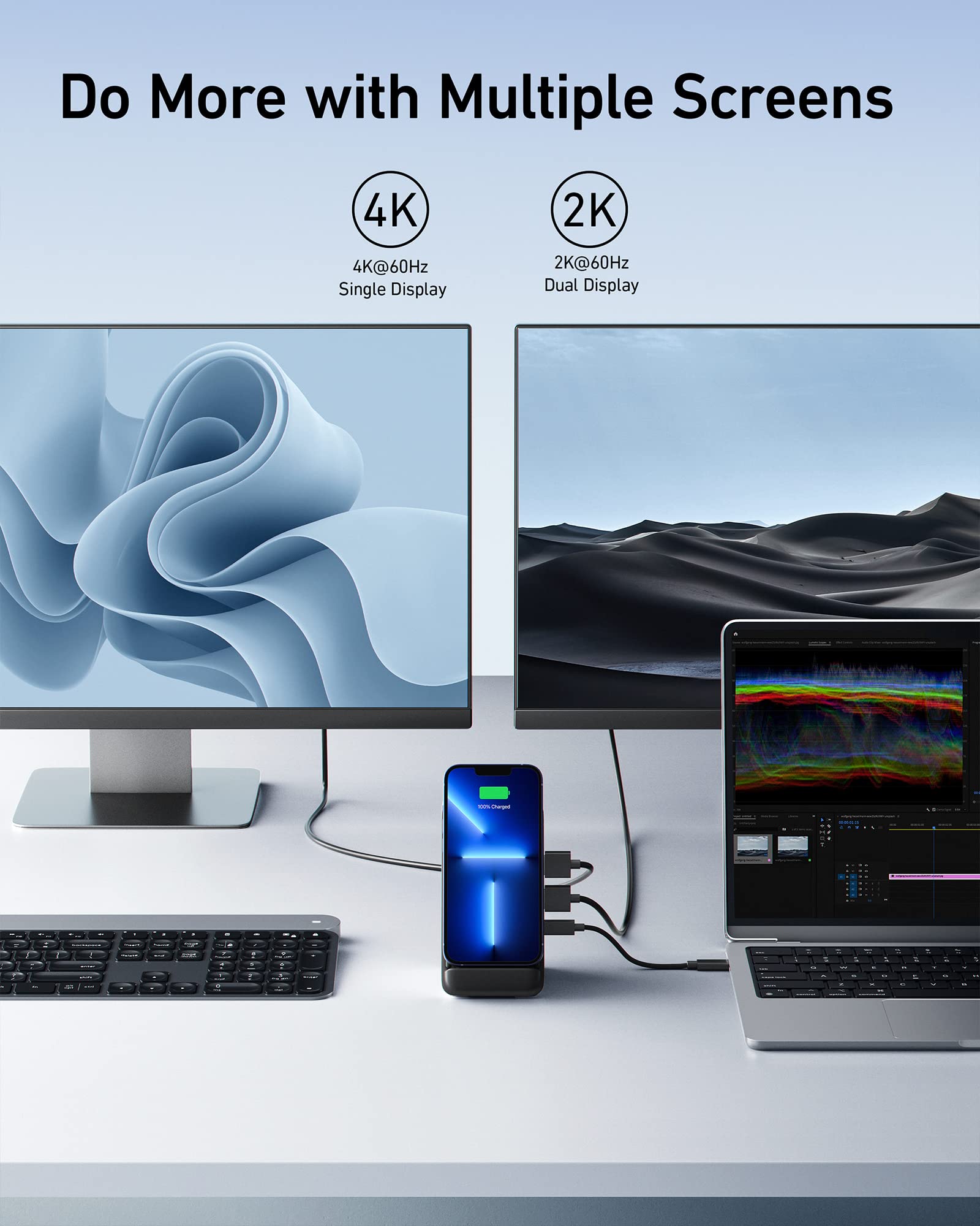 Amazon.com: Anker 651 USB-C Dock, 8-in-1 Docking Station