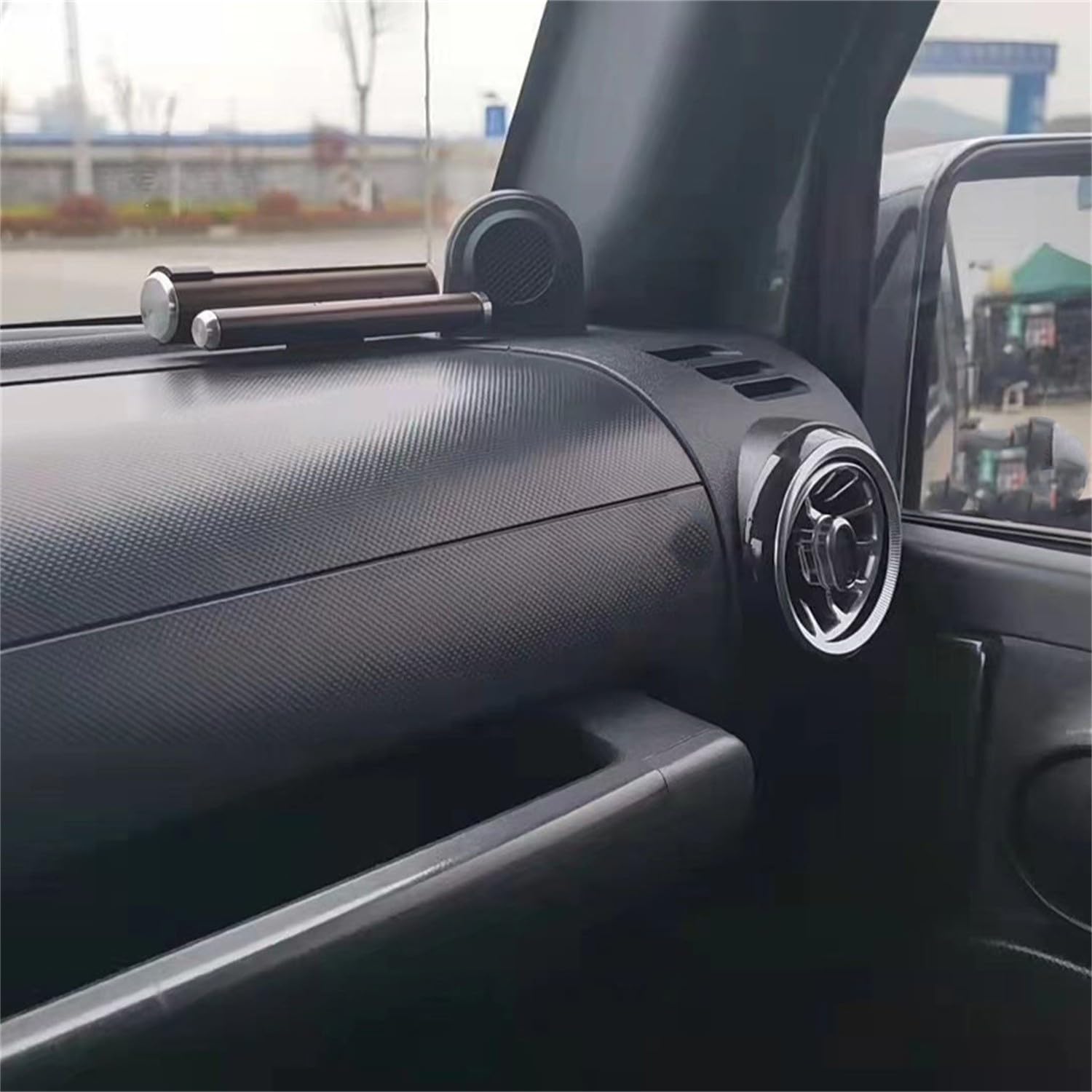 pour Jeep Wrangler JK 2007-2010 Grille de Sortie d'air de Climatisation de Voiture,Grilles de radiateur Sortie Climatisation Ensemble De Ventilation AC
