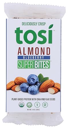 Tosi Superbites, Almond Blueberry, 2.4 Oz