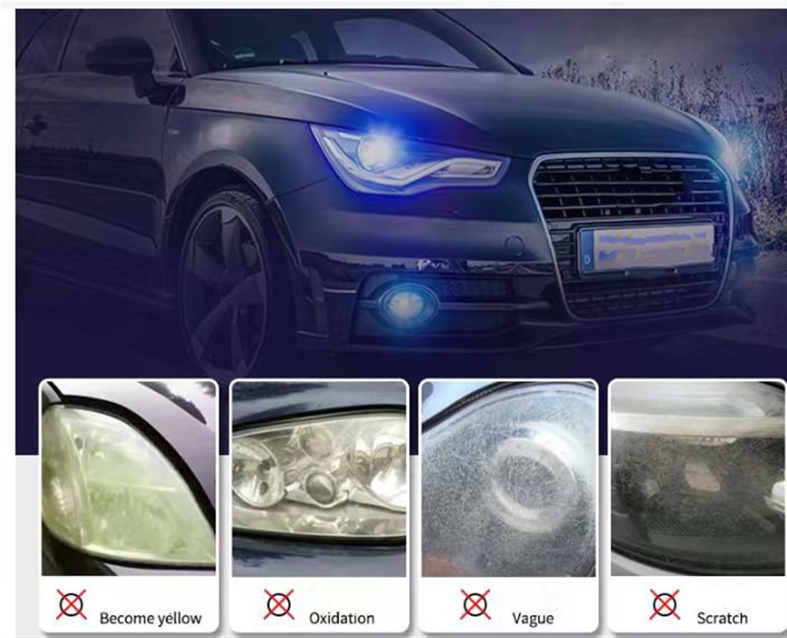 Paire De Couvercles De Phare Transparents Pour VW Passat B7 2011-2015 - Protection Anti-rayures