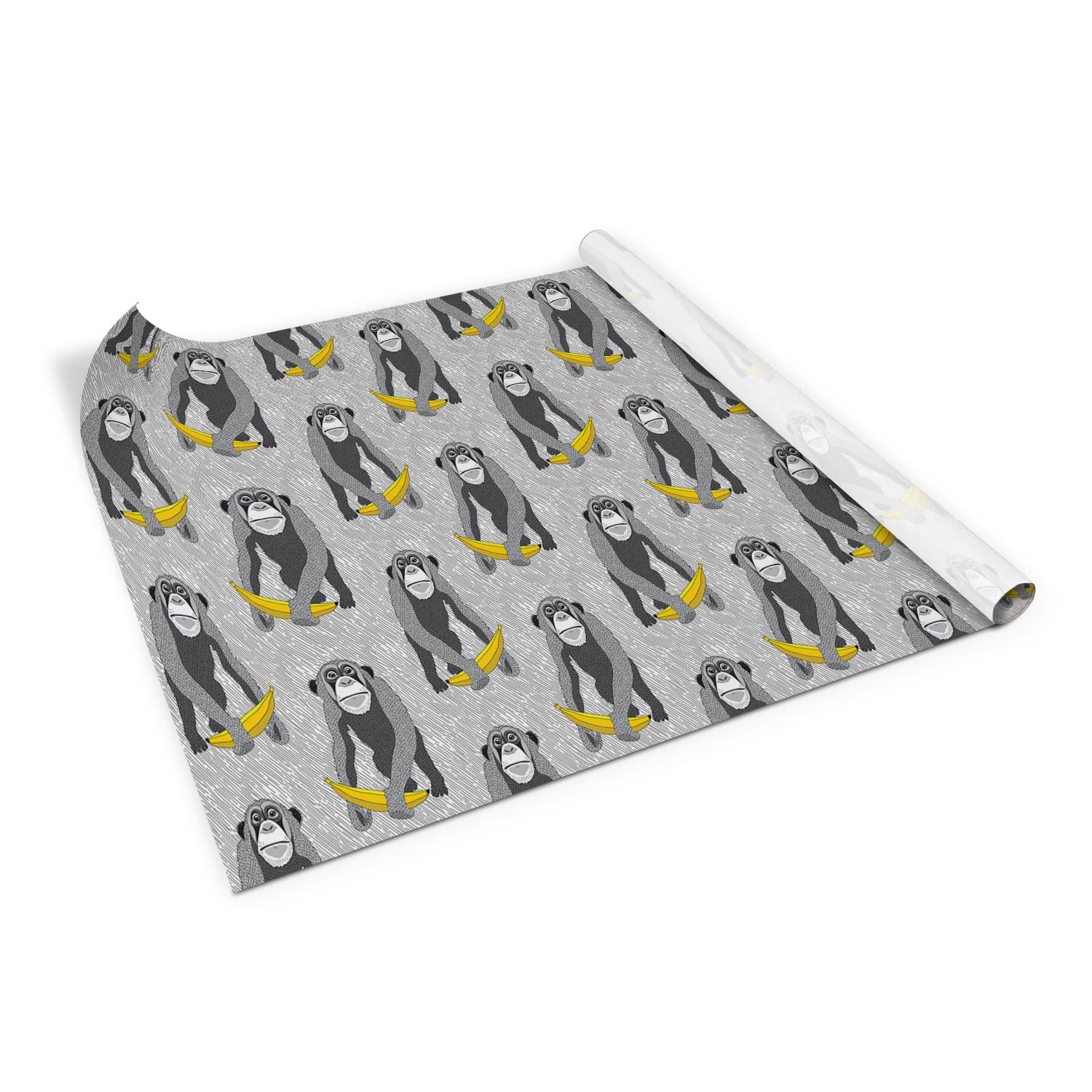 Chapa para muebles adhesiva de 100x50cm que cubre arañazos en estantes con diseño de mono