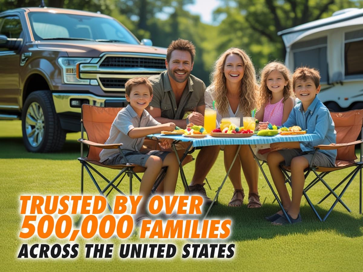 Adjustable Drawbar Trailer Hitch - 20,000 LBS, Fits 2 and 2-5/16 Inch Balls, US Gov Tested & Certified, for RV Towing, Motorcycles & Powersports