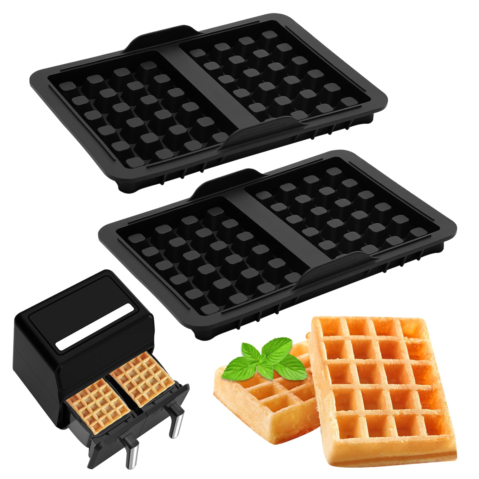 Molde Gofres Silicona para freír Molde Gofres Silicona para freír