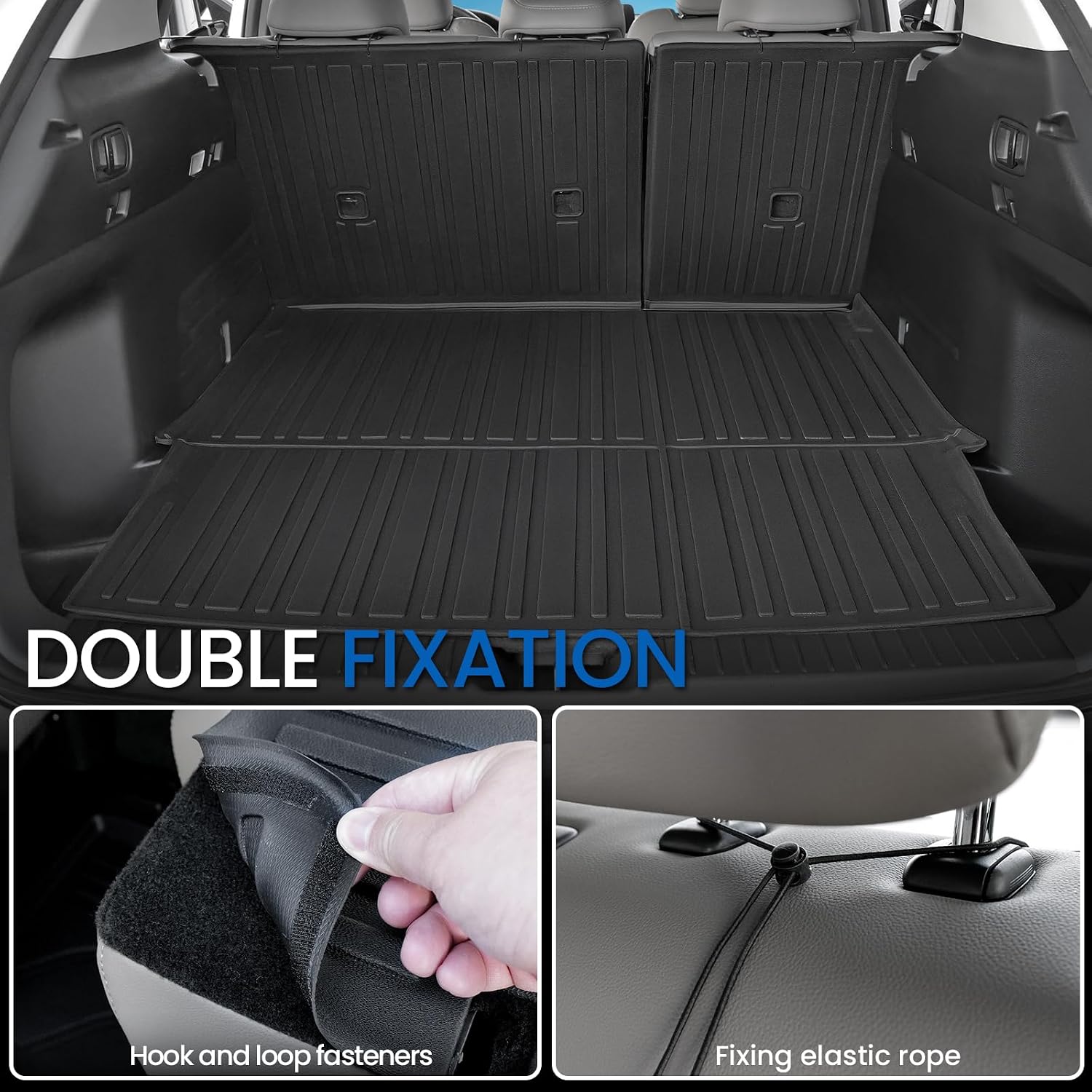 Floor Mats Set for 2023-2026 Mazda CX-50 Gas, All Weather TPE Backrest Mat Trunk Mat Cargo Liner Door Sill Guards Accessories for CX50 (for Mazda CX-50 | 2023-2026)