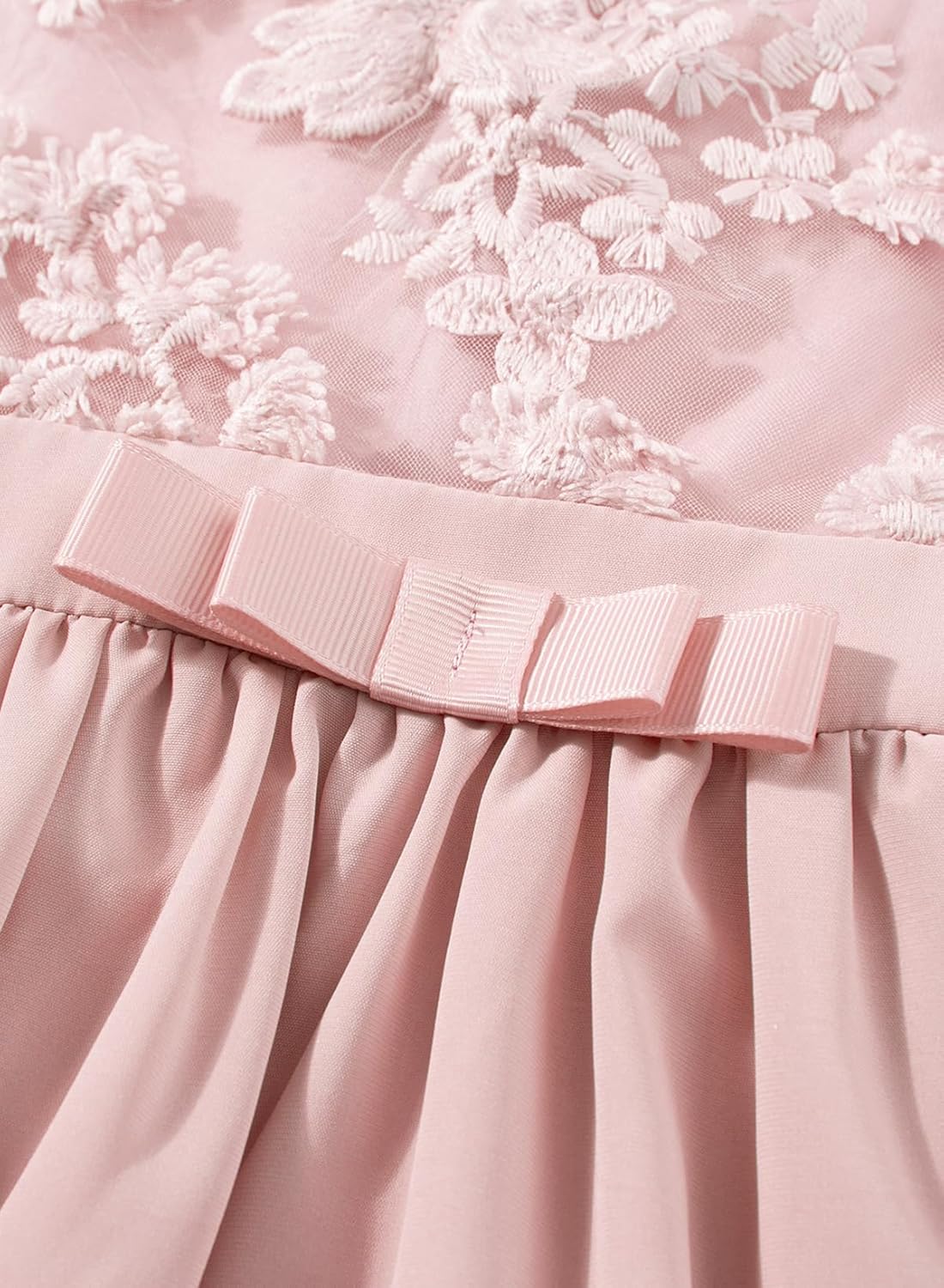 blibean Girls Elegant Lace Mesh Semi Formal Party Dress Size 6-15 Years - Image 8