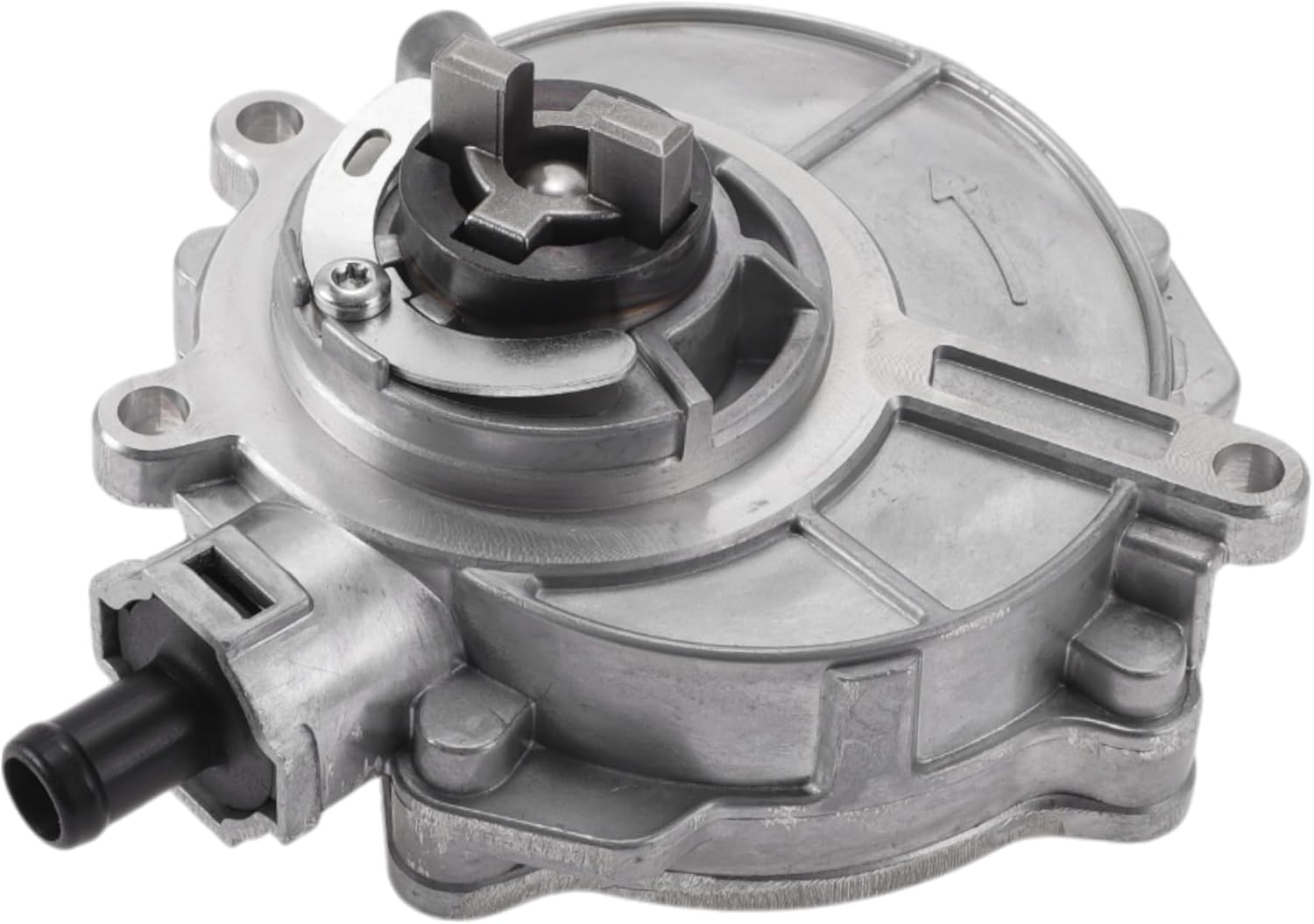 Brake Vacuum Pump No.06E145100AA Engine Vacuum Pump for Audi A4 Quattro V6 3.2L 2009 Aluminum Alloy Silver Tone 1 Pc