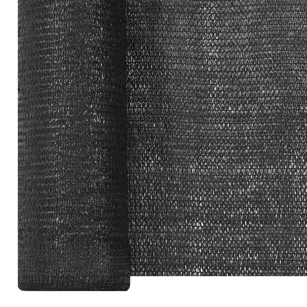 Generico Rete per Privacy Nera 3,6x10 m in HDPE 150 g/m²,Nero,6.2kg,149350