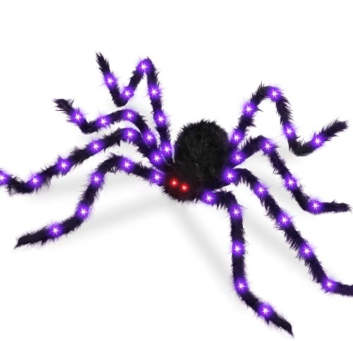 Brightown Halloween Decor, 4.9 ft Giant Spider Halloween Decorations
