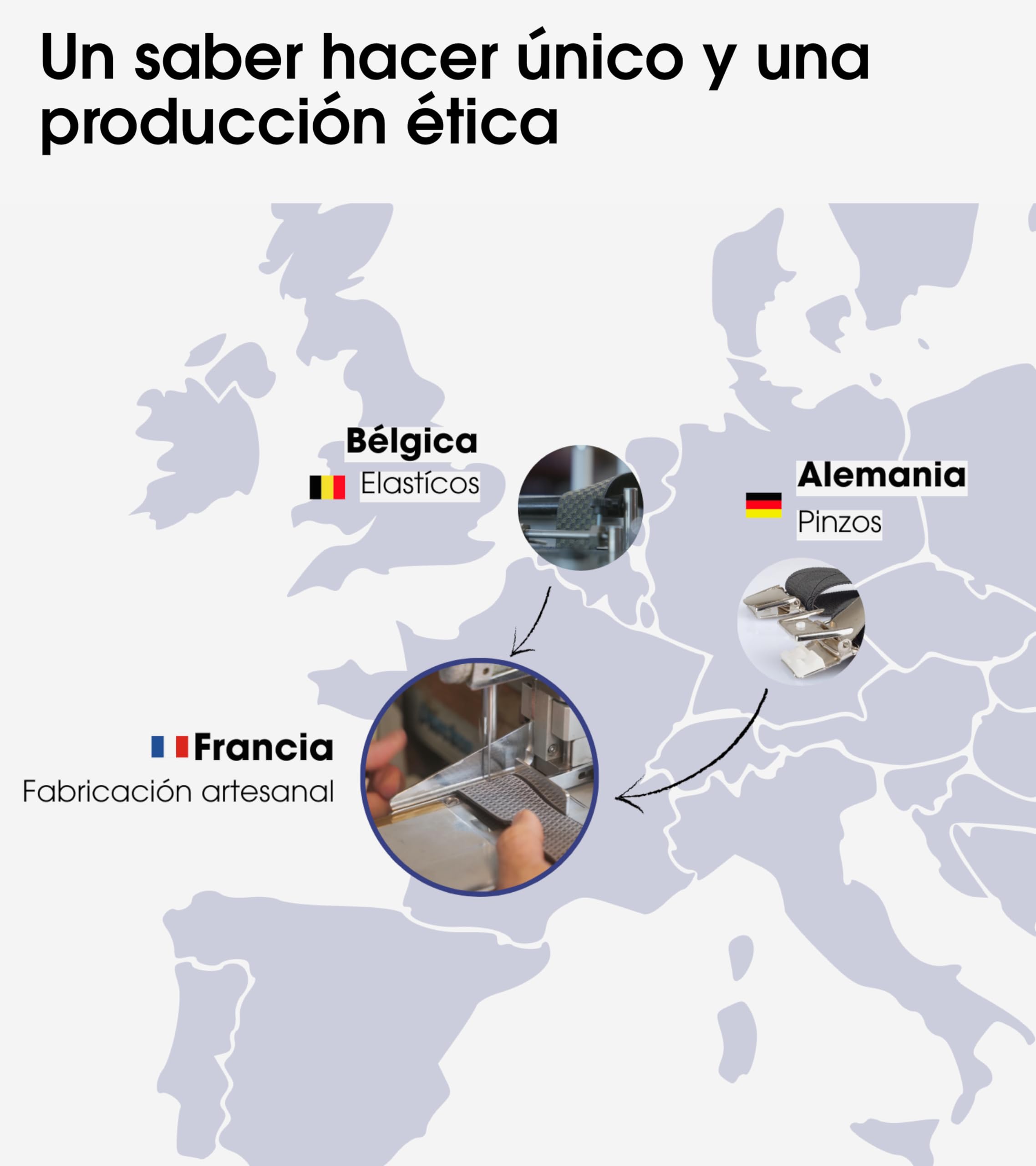 PIERROT Tirantes para Hombre - Clips Extra Fuerte - Tirantes Sólidos y Artesanales para Hombres Garantía de por vida - Tirantes para Pantalones - Una Talla Para Todos