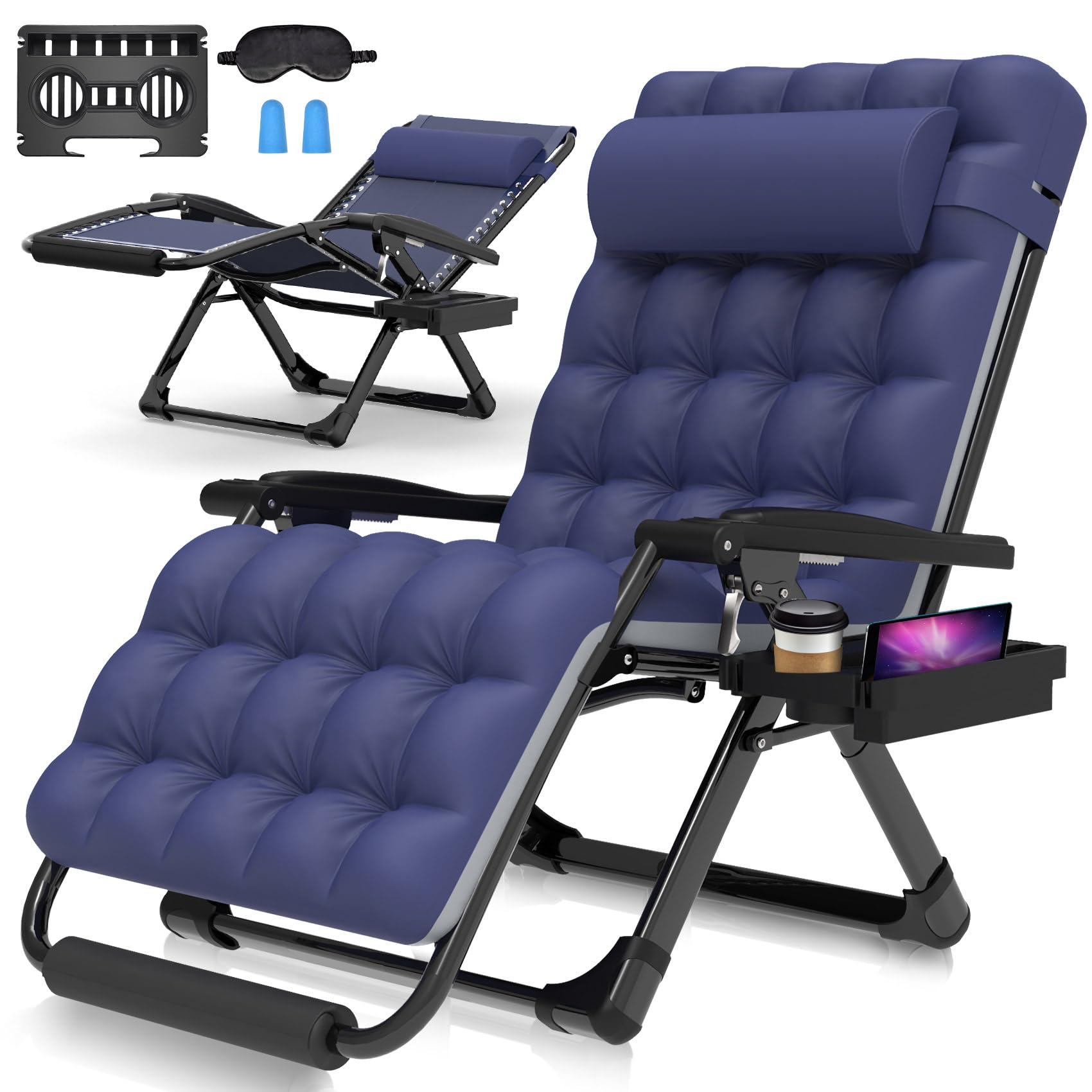 Amazon.com : Suteck Oversized Zero Gravity Chair,33In XXL Lounge