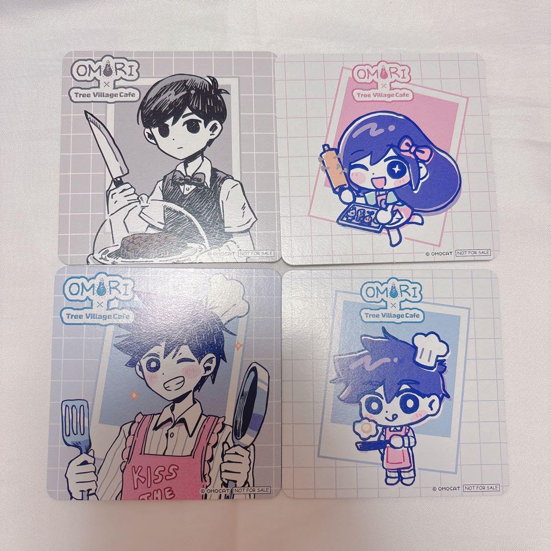 omori オモリ オーブリー ケル バジル 缶バッジ ポップコーン 特典 omori オモリ オーブリー ケル バジル 缶バッジ ポップコーン