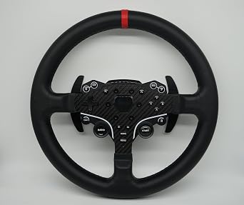 SIMPUSH Racing Shim Modified Steering Wheel 13 Carbon & Suede | Fits R5 R3 ES ESX