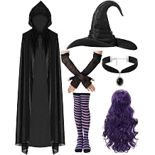 6 Pcs Halloween Witch Costume Set for Women