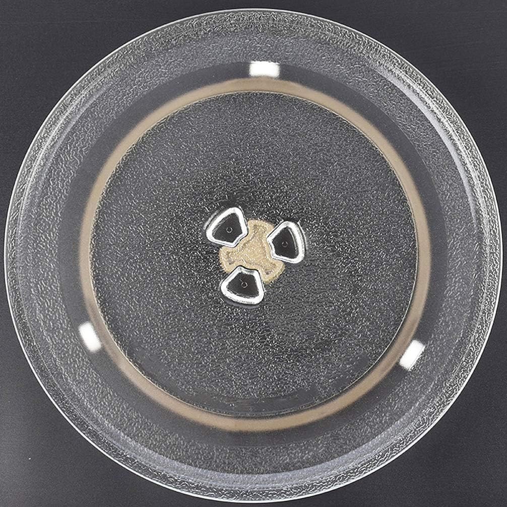 vassoio in vetro per microonde piastra girevole supporto per rullo per  vassoio di vetro Cabilock 2 pezzi di piatto girevole per microonde anello  per ruota lencicol Accessori e parti di ricambio Elettrodomestici