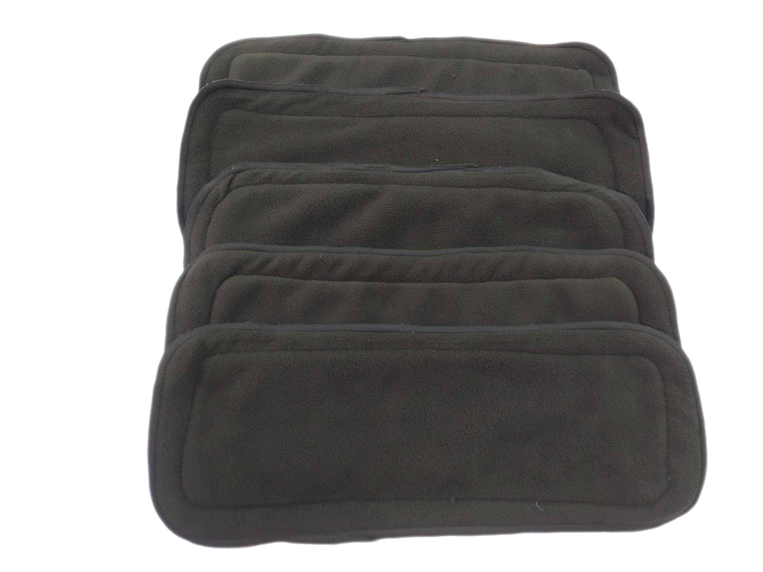 Ineffable Baby Insert Pads Reusable Soft 5 Layers Inserts for Baby Cloth Diaper,High Absorbing Washable Liners (Set of 5)