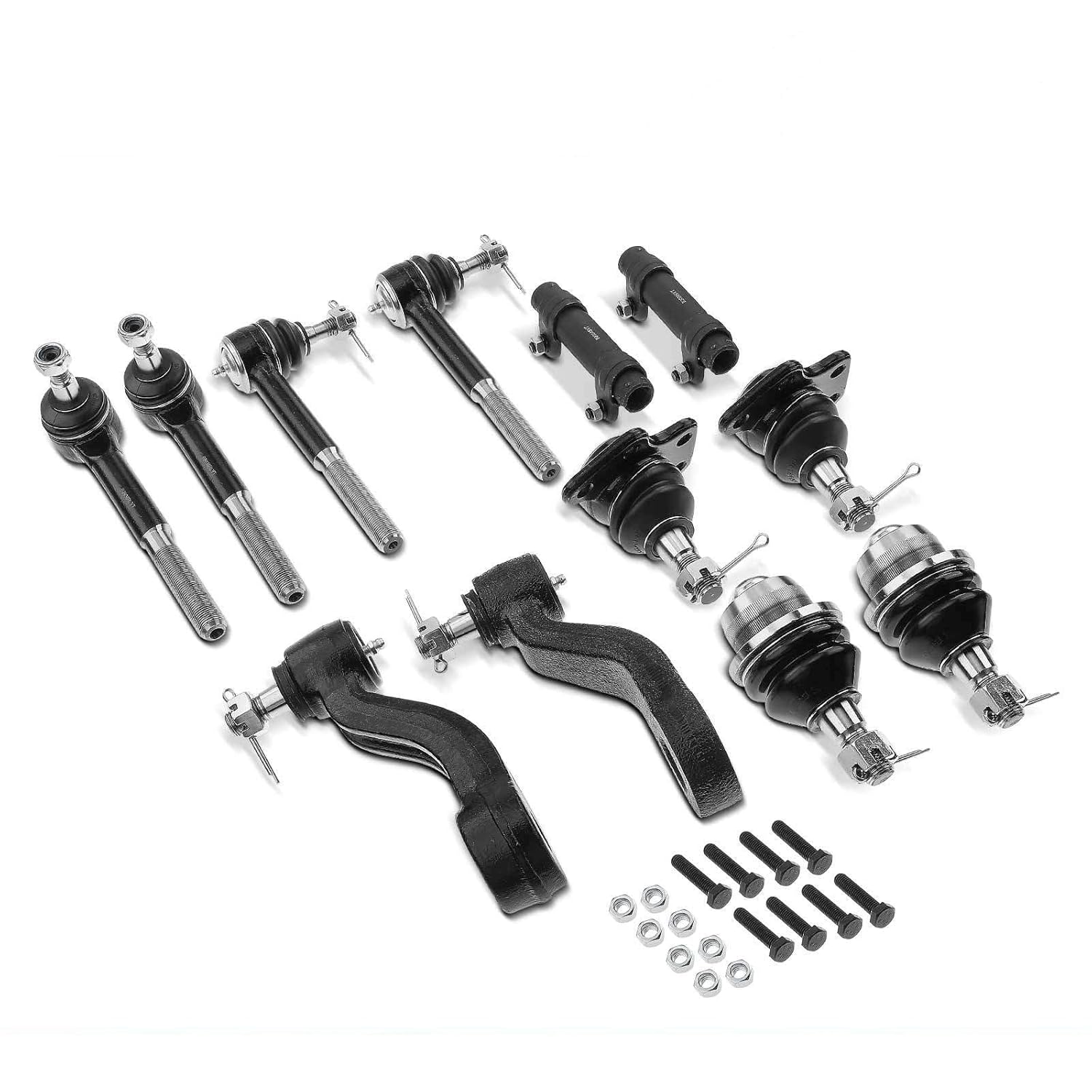 Replacement Parts for 12x Idler Arm Pitman Arm&Tie Rod End&Sleeve&Ball Joint for Chevrolet GMC Mod-A58PP-105383