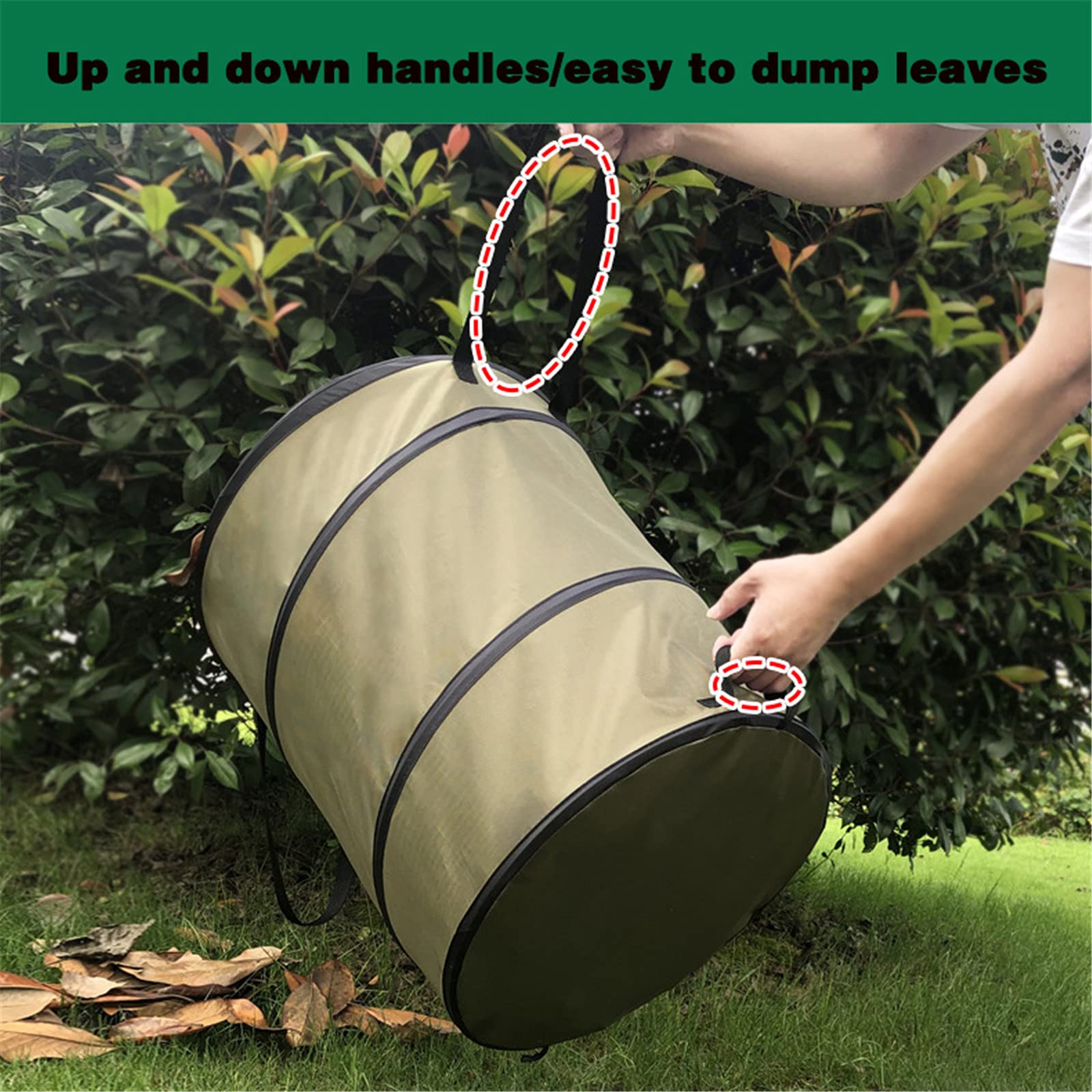 SHAIYOU Sacs De Jardin,Sacs à Déchets De Jardin Imperméables Pliable