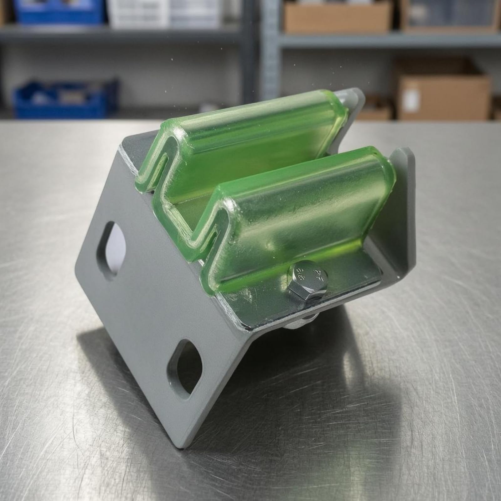 Ensemble Guide-Rail WM Translucide Patin Guidage à Équerre Compact Pièce Industrielle, 16mm, Entraxe 70mm Trou Oblong