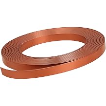 SWJTM 99% Copper Bezel Wire 24 Gauge 1/4" x 0.020" 6.35 x 0.51mm 5 feet Dead Soft Copper Strip for Cabochon & Jewelry | SWJ SupplyTM