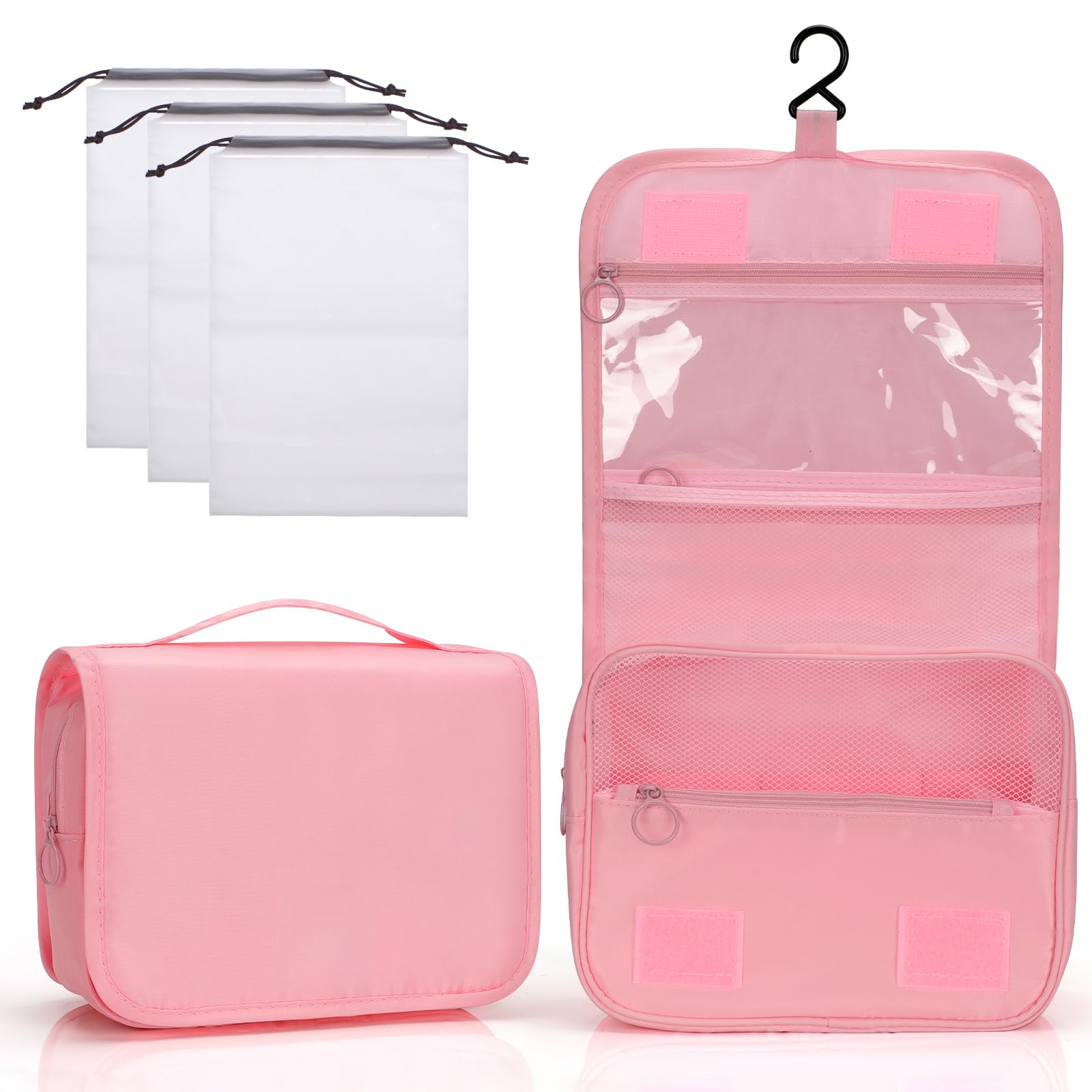 Trousse Toilette Voyage Suspendue Zivacate - 3 Sacs Inclus - Étanche Et Pratique