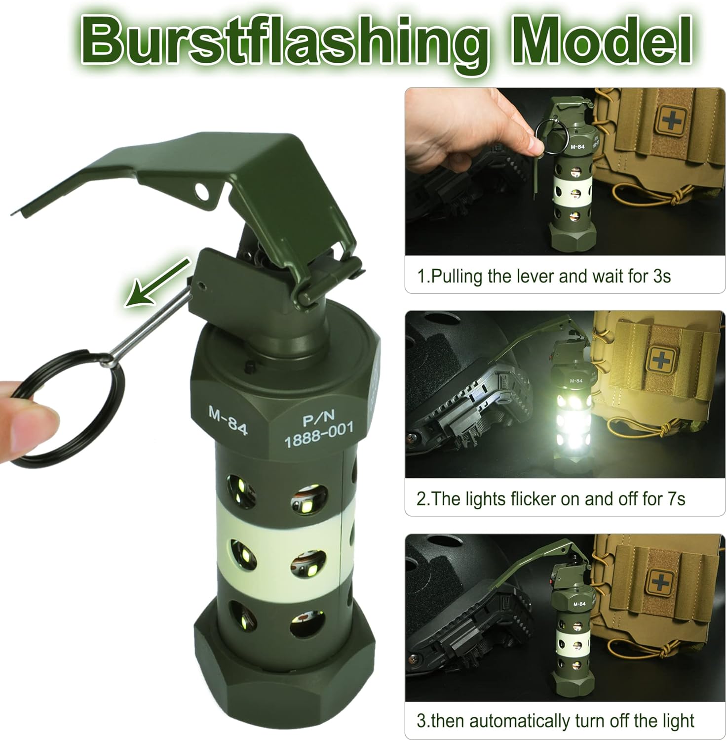 Guayma Airsoft Gear Tactical Accessories Cosplay Props CS Game for Men