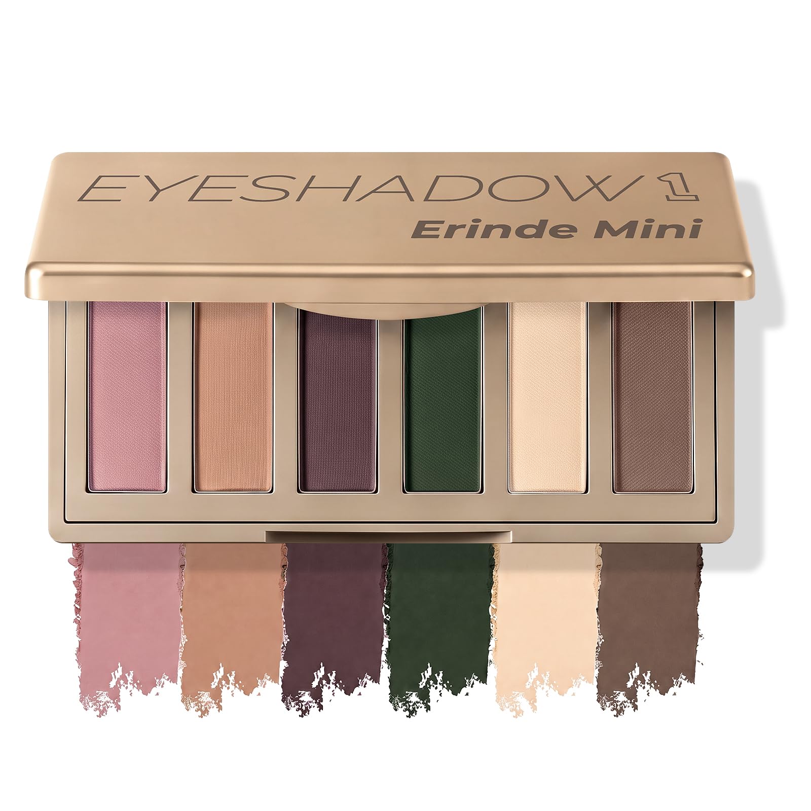 Erinde 10 Color Matte Eyeshadow Palette - Cement -17
