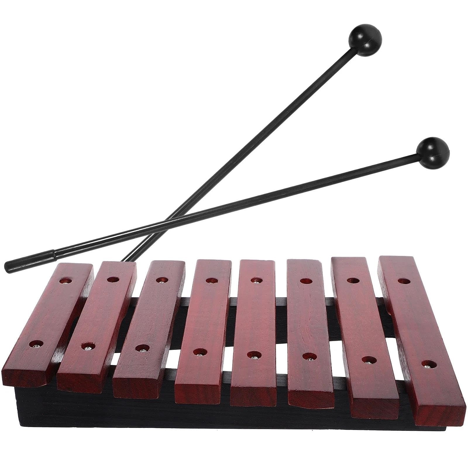 Professionnel Xylophone Xylophone Glockenspiel En Bois À Huit Notes Pour Percussion Beau Son Avec Une Finition Soignée